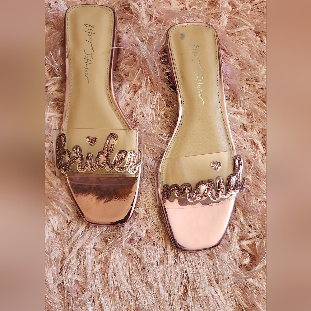 Betsey Johnson "Brides" "Maid" Sandals | SZ: 7.5